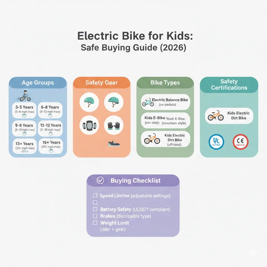 Electric bike for kids