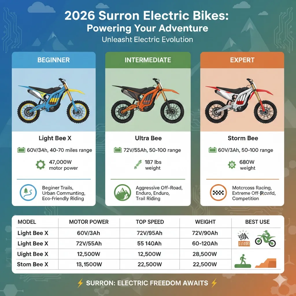 Surron electric bike feacher image