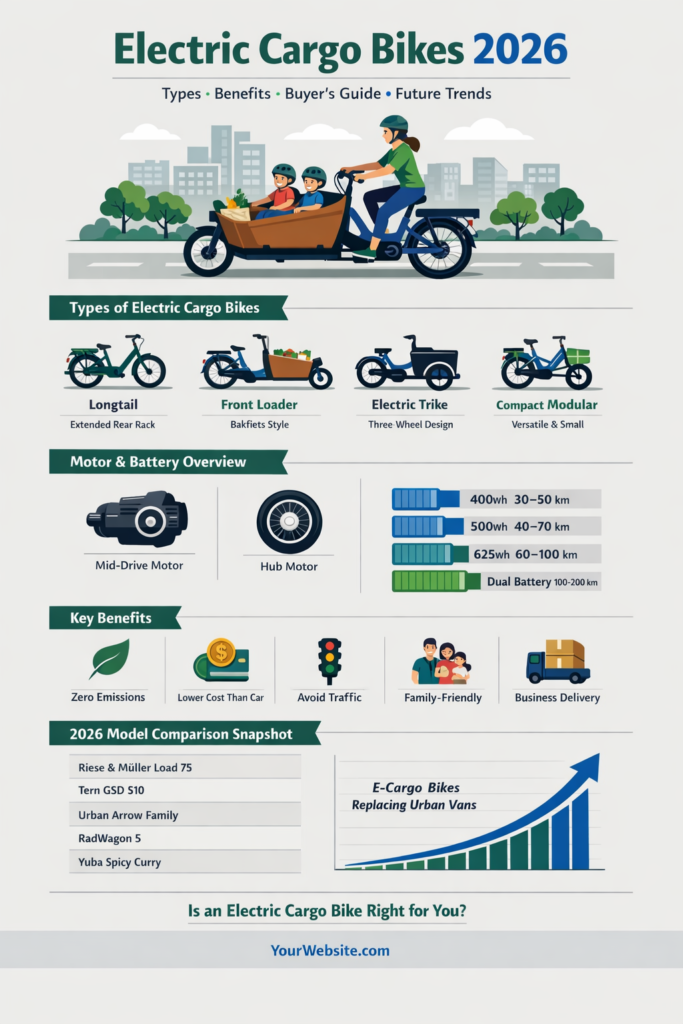 Electric cargo bikes