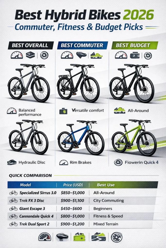 Best hybrid bikes