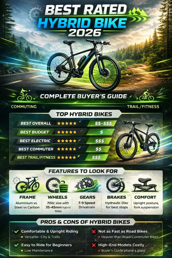 Best rated hybrid bike 