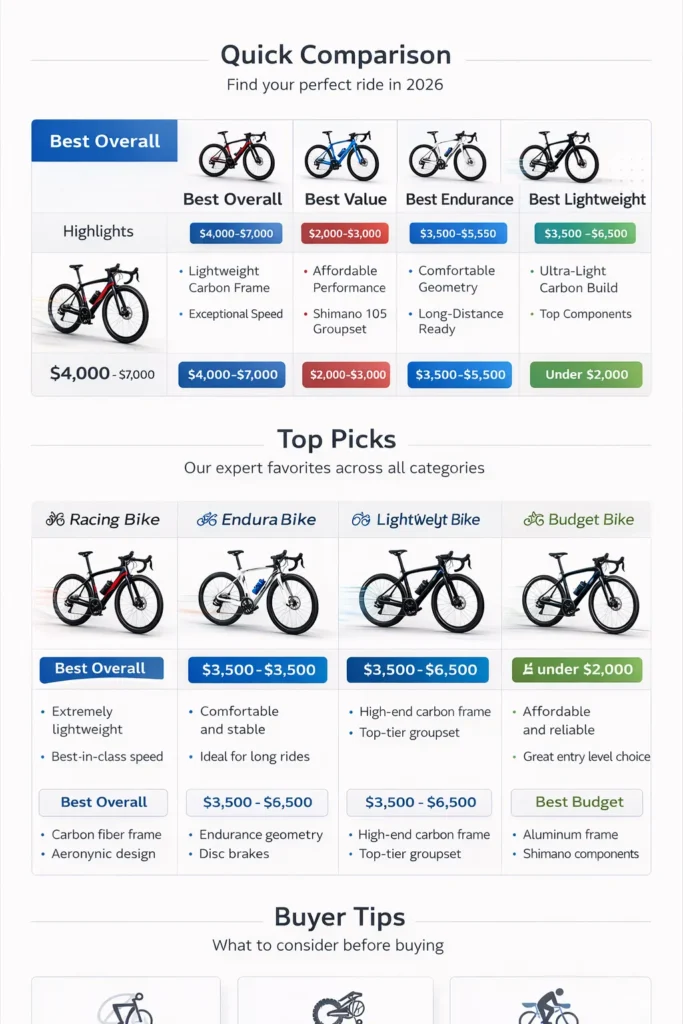 Best road bikes