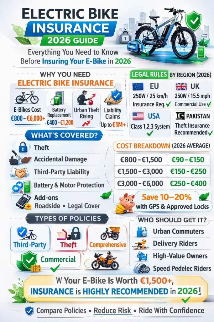 Electric bike insurance
