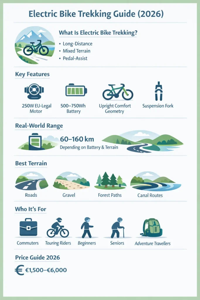 Electric bike trekking 