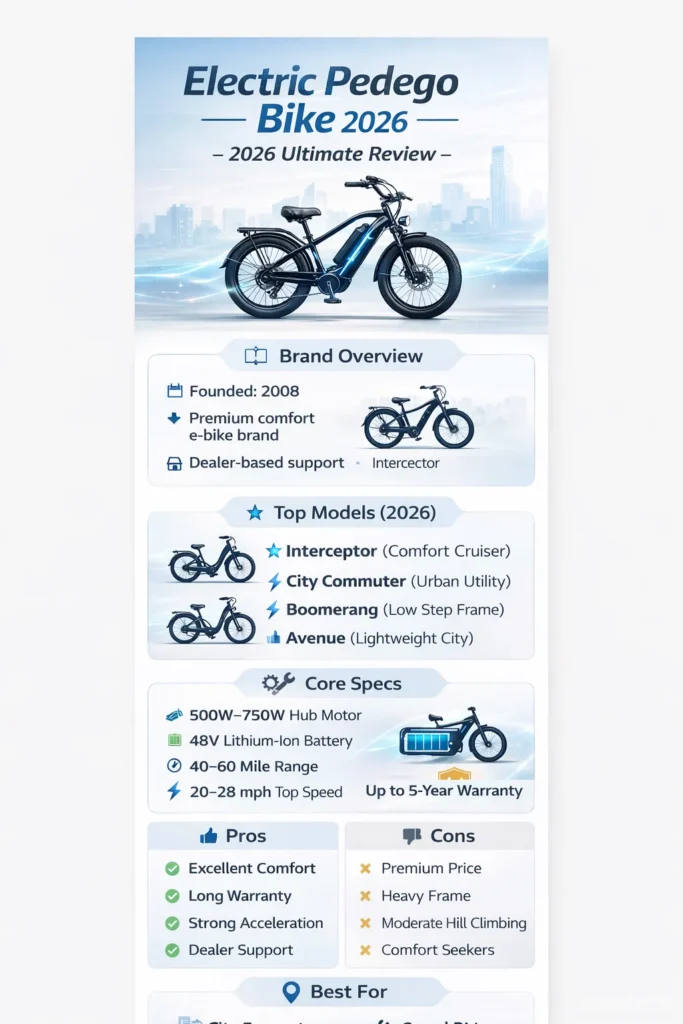 Electric pedego bike