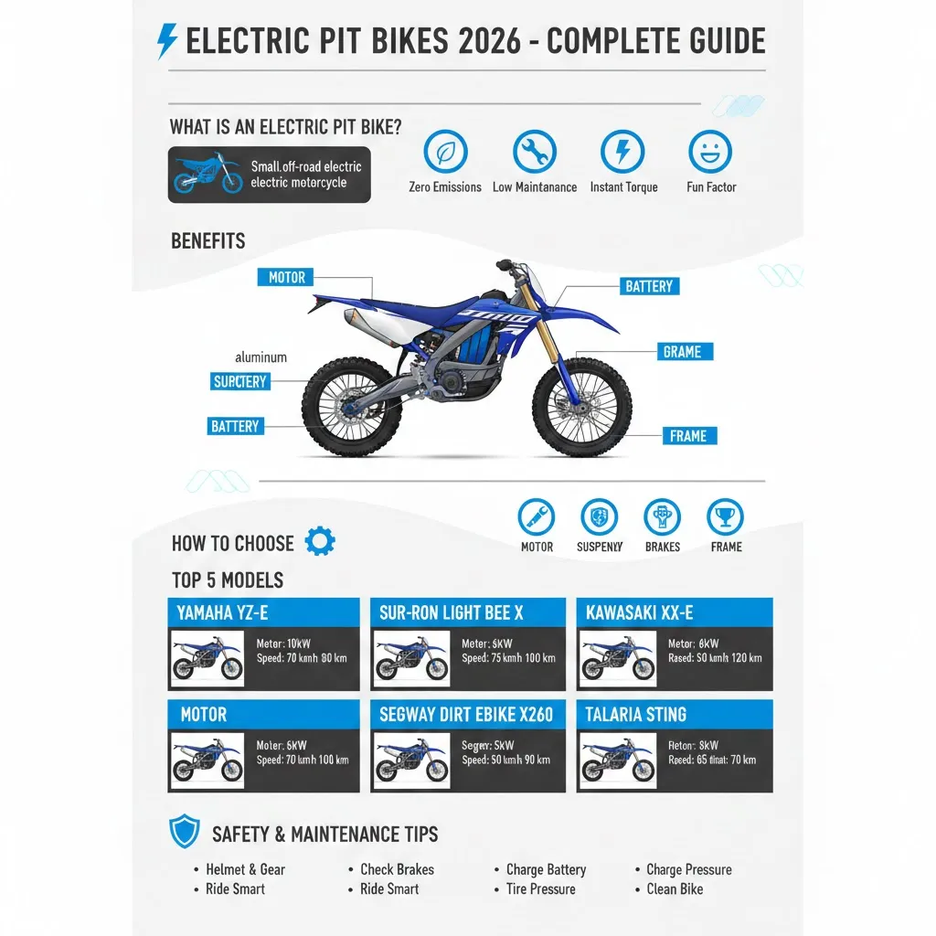 Electric pit bike 