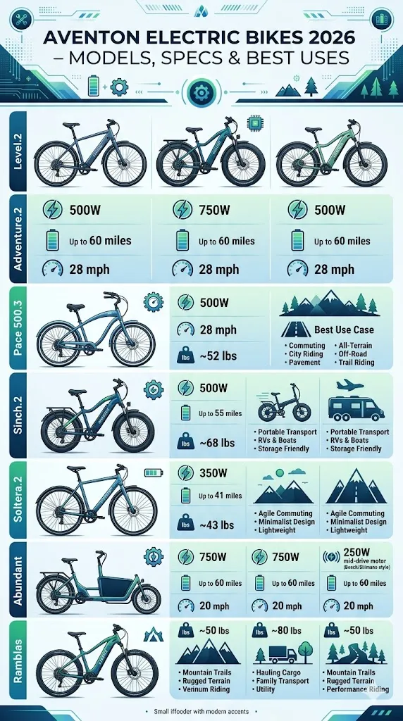 Aventon electric bikes