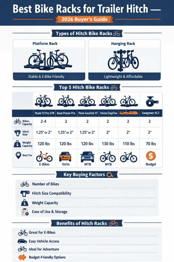 Best bike racks trailer hitch