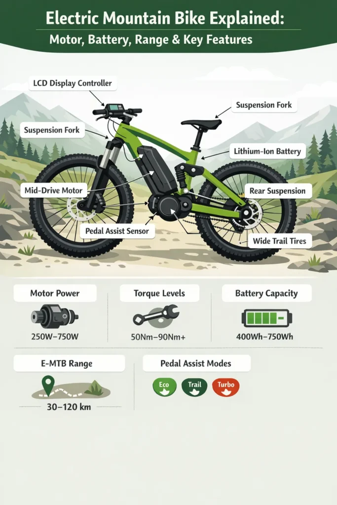 Bike electric mountain