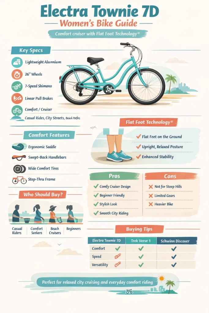 Electra townie 7d women's bike