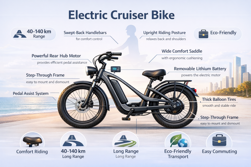 Electric cruiser bike
