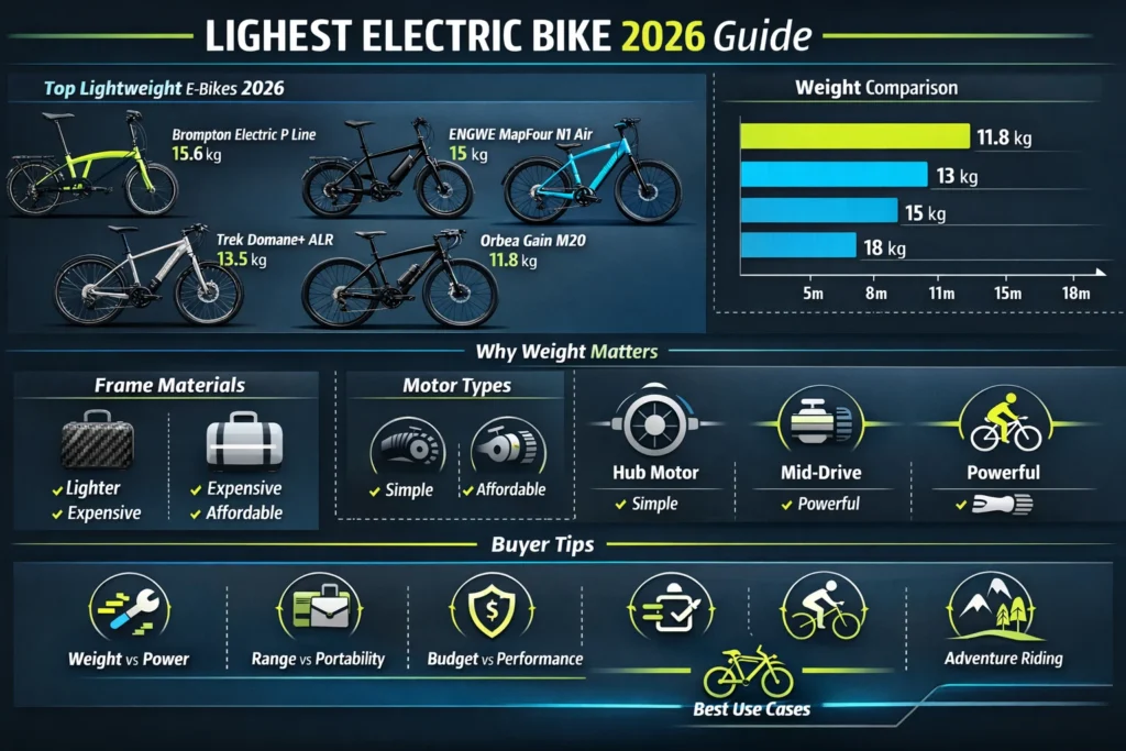 Lightest electric bike