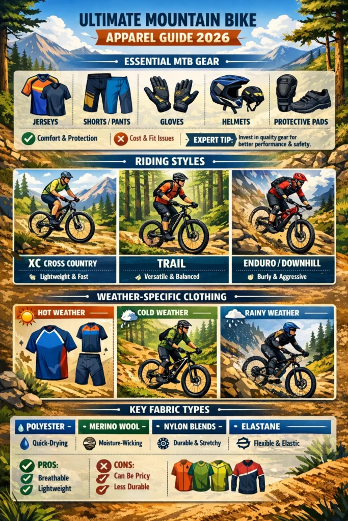 Mountain bike apparel