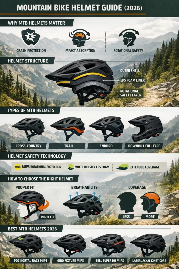 Mountain bike helmet