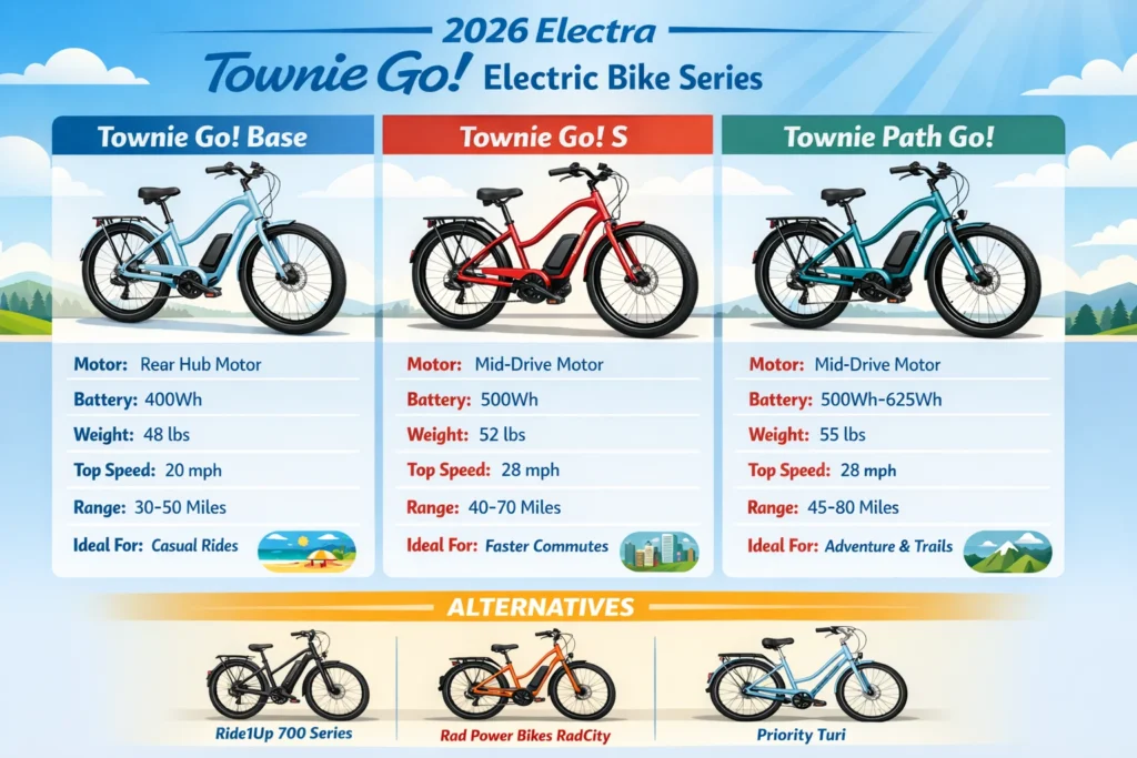 Townie electric bike