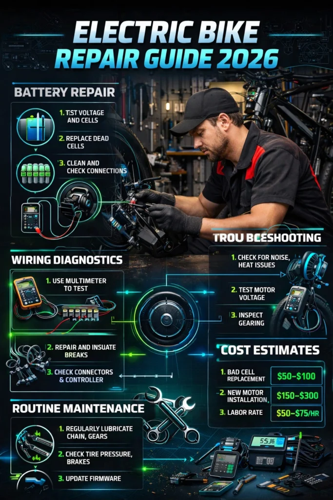 Electric bike repair