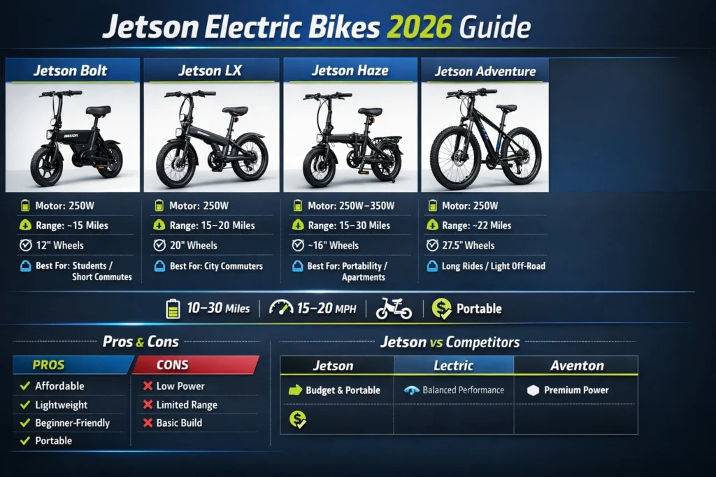 Jetson electric bikes