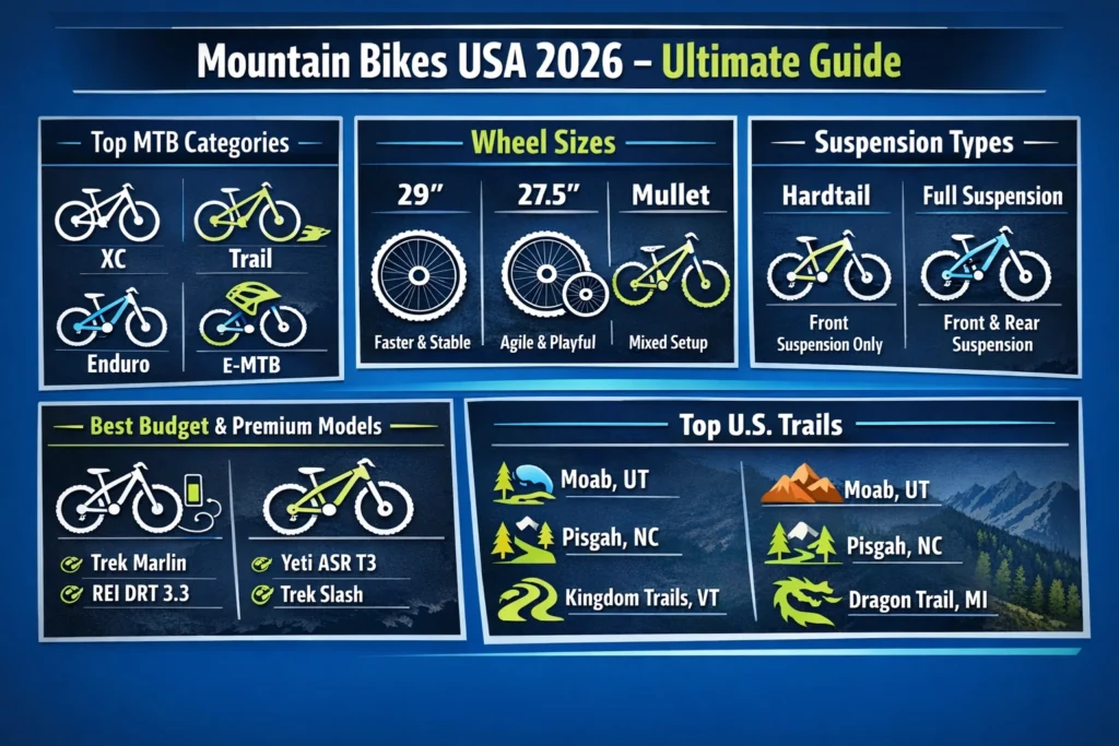 Mountain bikes USA 2026