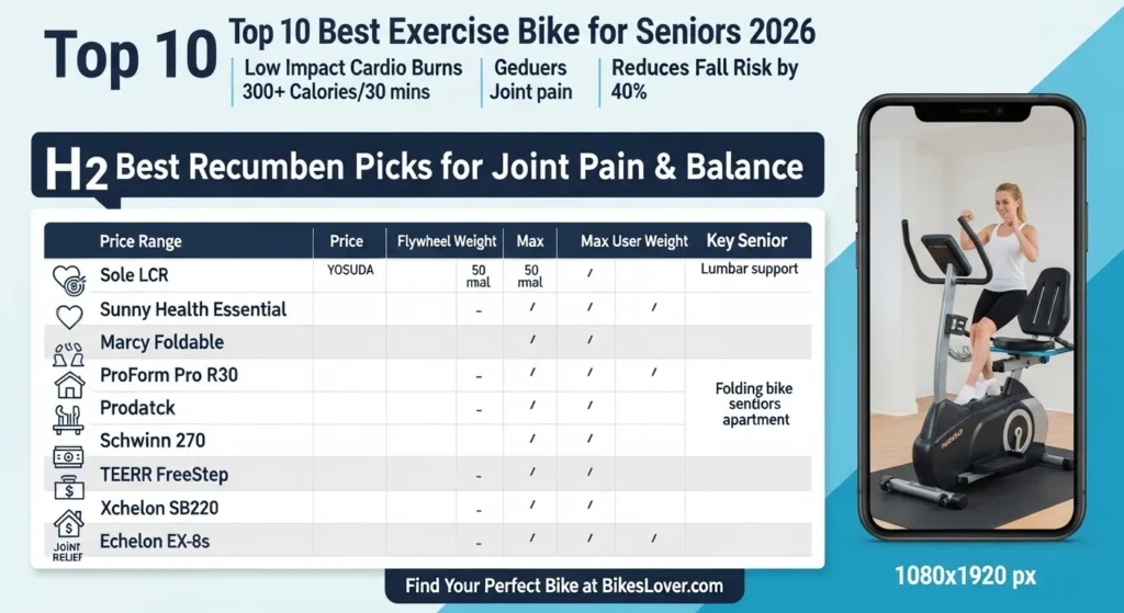 Best exercise bike for seniors