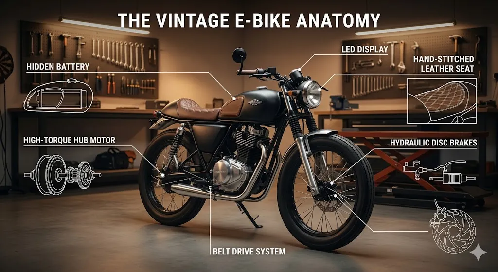 Vintage electric bikes