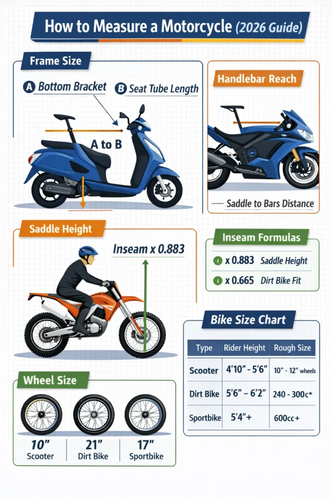 How do you measure a bike