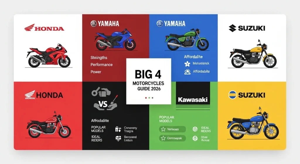 What are the big 4 motorcycles?