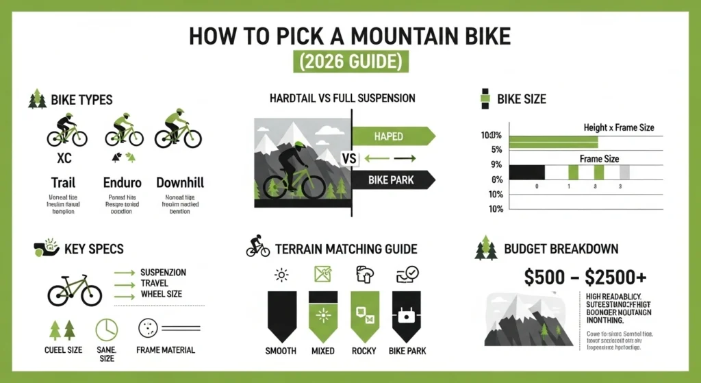 How to pick out a mountain bike?