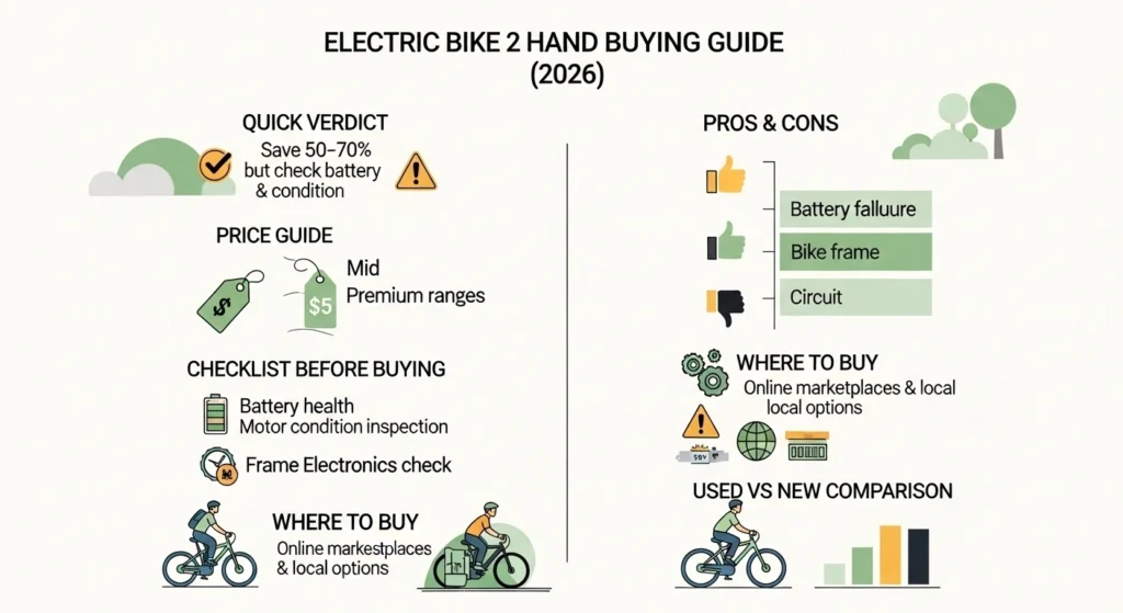 Electric bike 2 hand