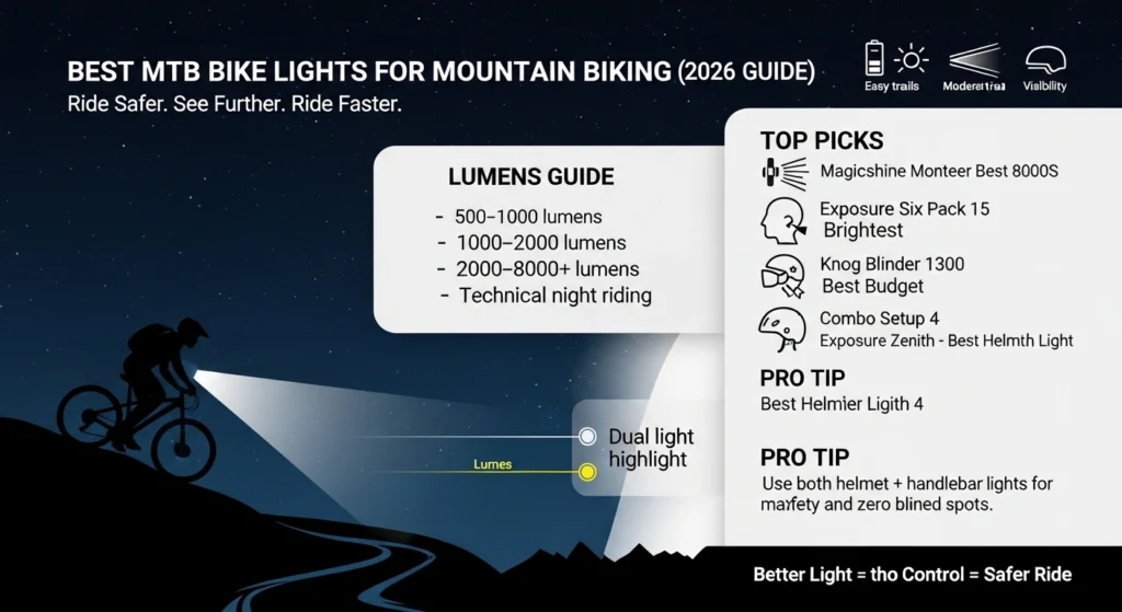 Bike lights mountain biking