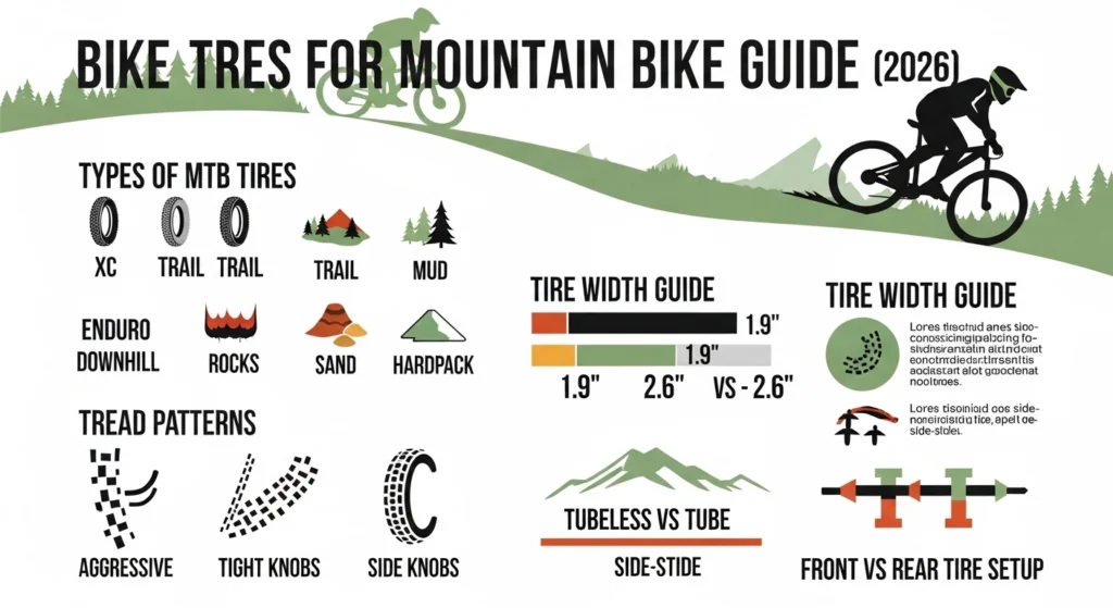 Bike tires for mountain bike
