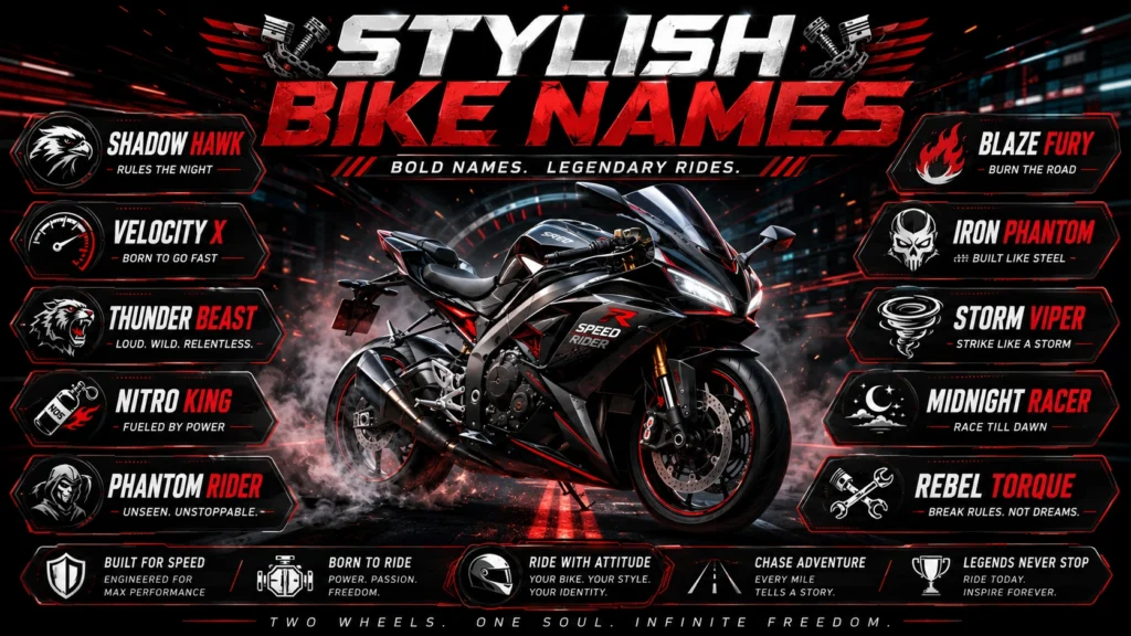 Stylish Bike Names