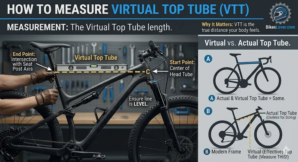 How to measure a bike frame