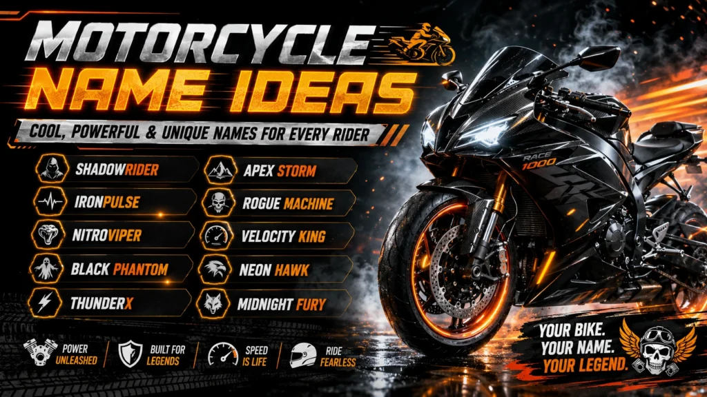 Motorcycle Name Ideas