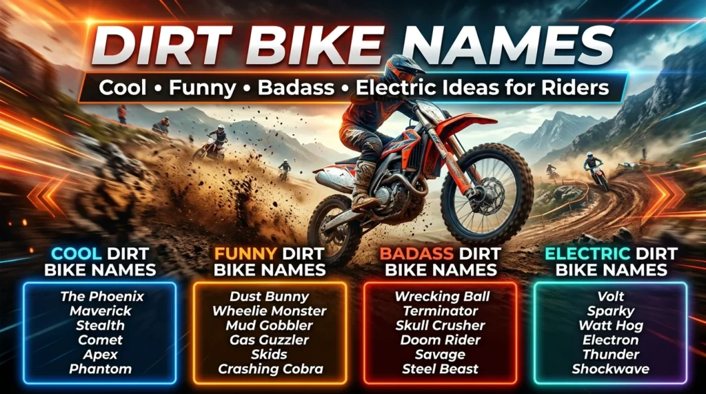 Dirt Bike Names
