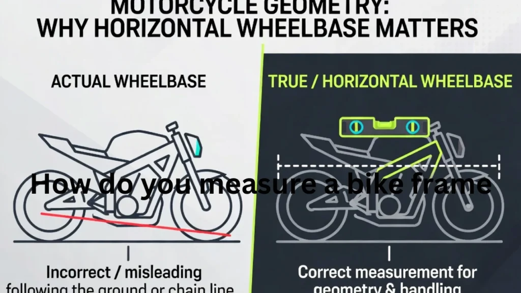 How do you measure a bike frame