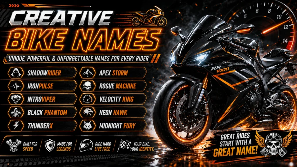 Creative Bike Names