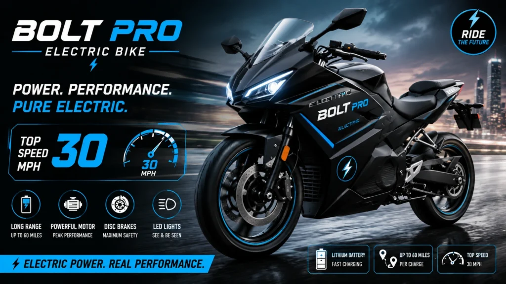 Electric bike 30 miles per hour