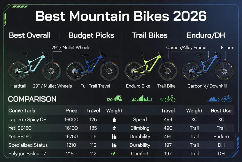 Best mountain bikes 2026