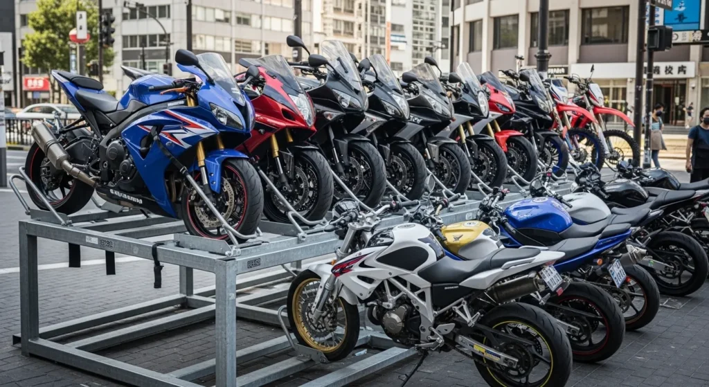 Bike rack electric bikes