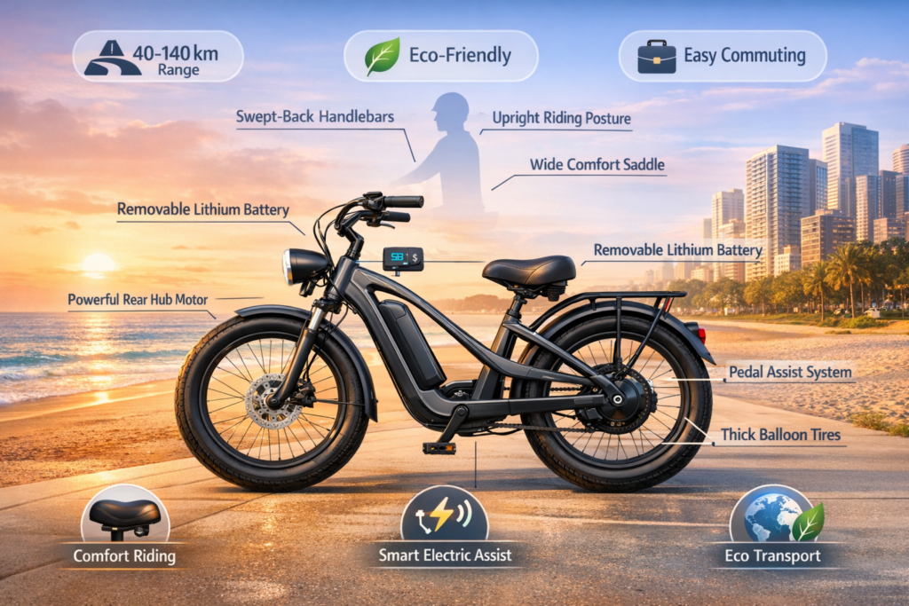 Electric cruiser bike