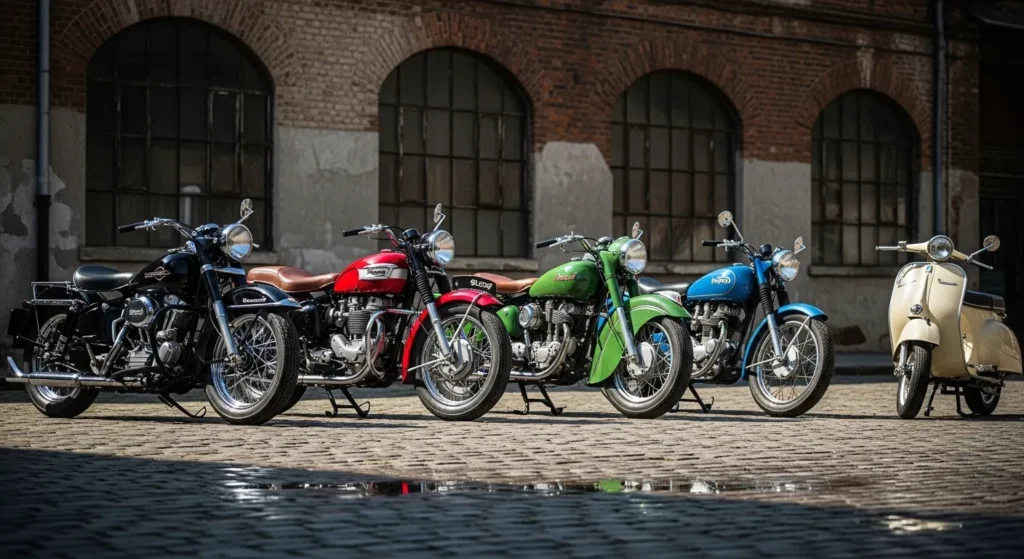 Vintage electric bikes