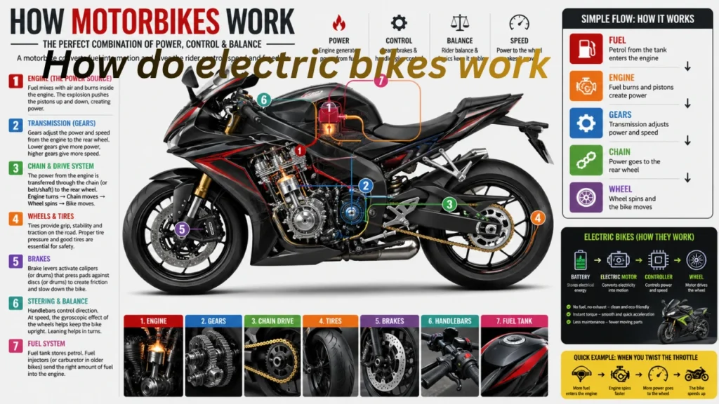 How do electric bikes work