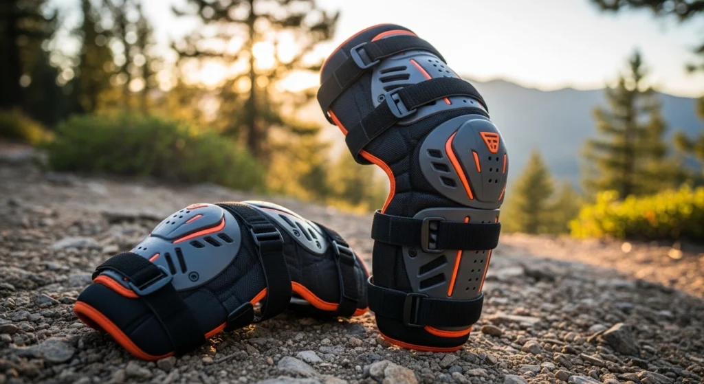 Mountain bike knee protectors