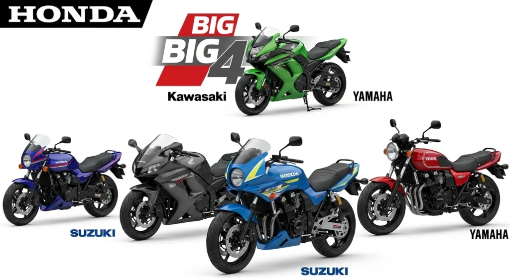 What are the big 4 motorcycles?