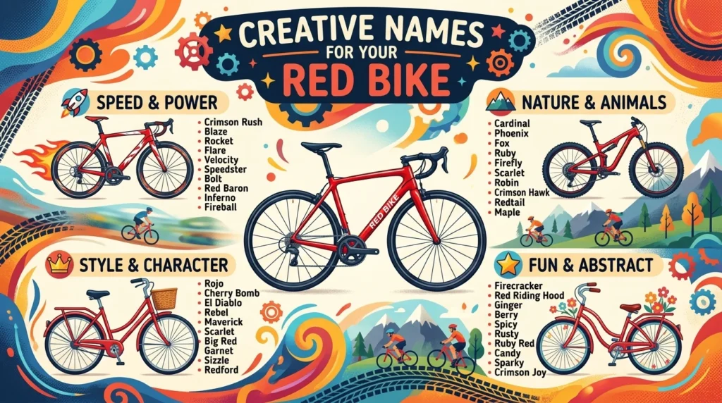 Red Bike Names