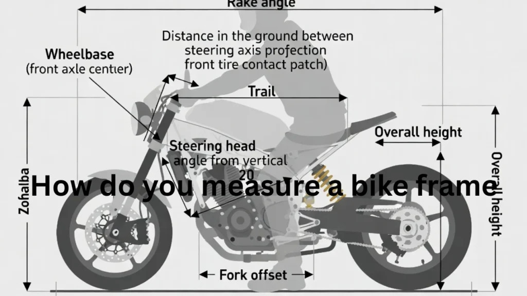 How do you measure a bike frame
