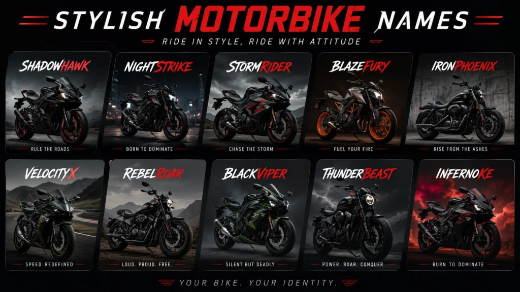 Stylish Bike Names