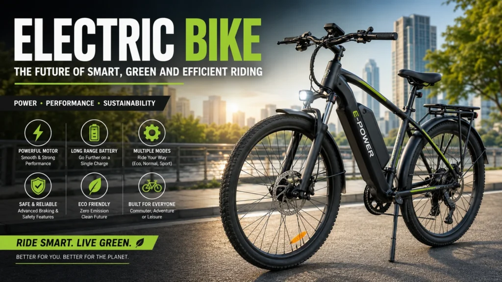 Electric bike target